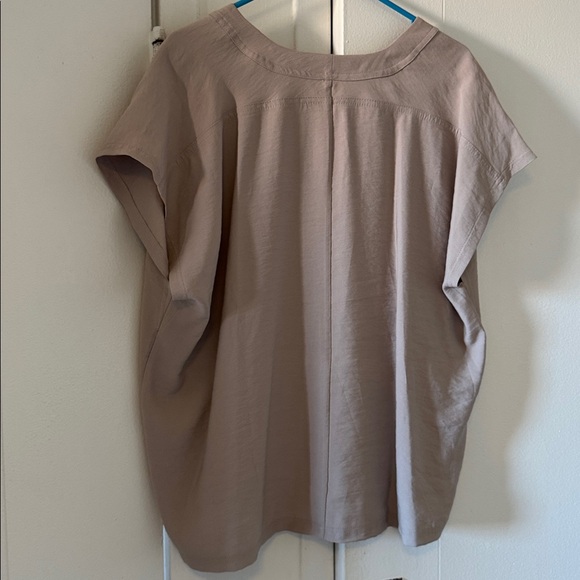 Zara V-Neck Short Sleeve Top - Picture 2 of 2